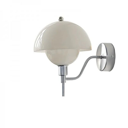 Soft Mushroom Shaped Hallway Wall Lamp With Warm Light