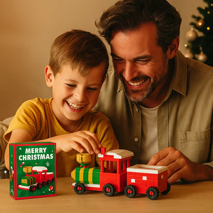 Vibrant Holiday Lego Style Figurines - Kids Playset