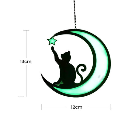 Adorable Kitty Glass Chain Necklace