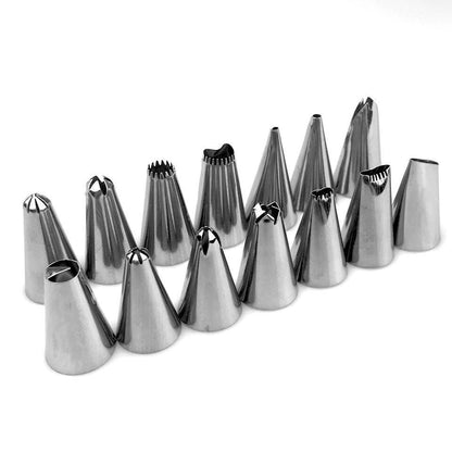 Deluxe Cake Decorating Tool Set (16pcs)