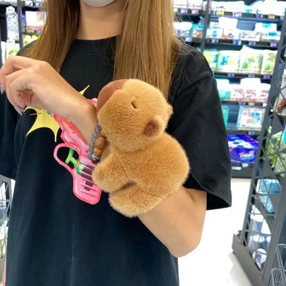 Cute Squeaky Rodent Keychain Toy
