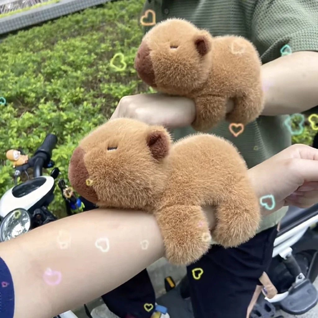 Fun Plush Capybara Keychain with Sound