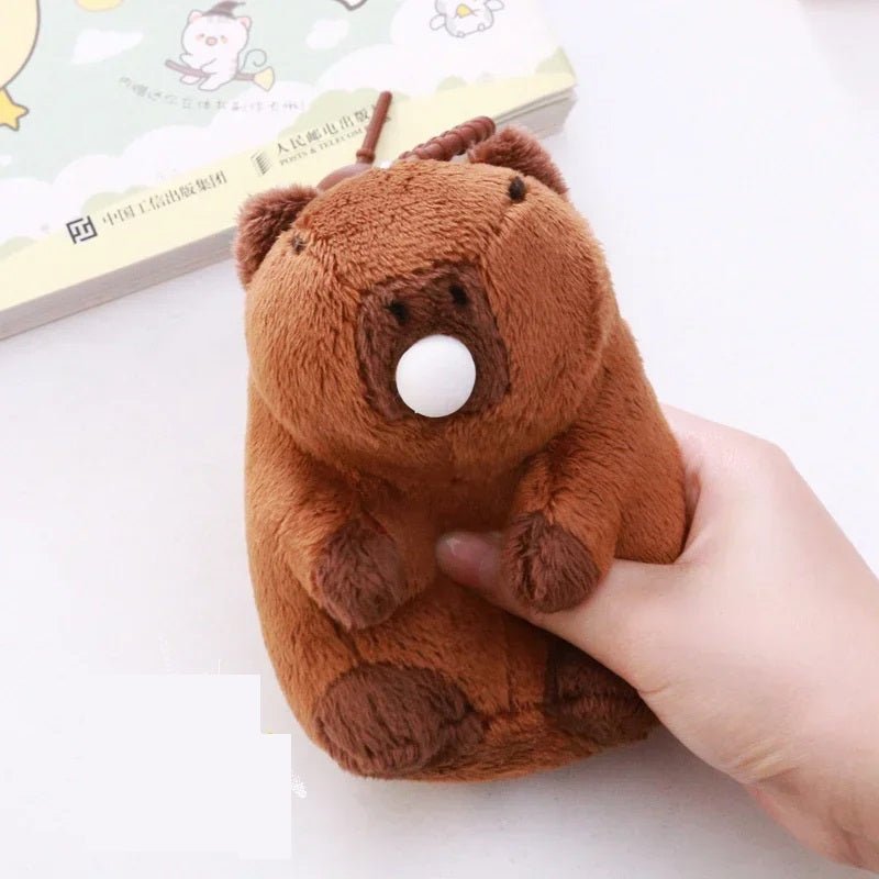 Cute Squeaky Rodent Keychain Toy - Luxicro