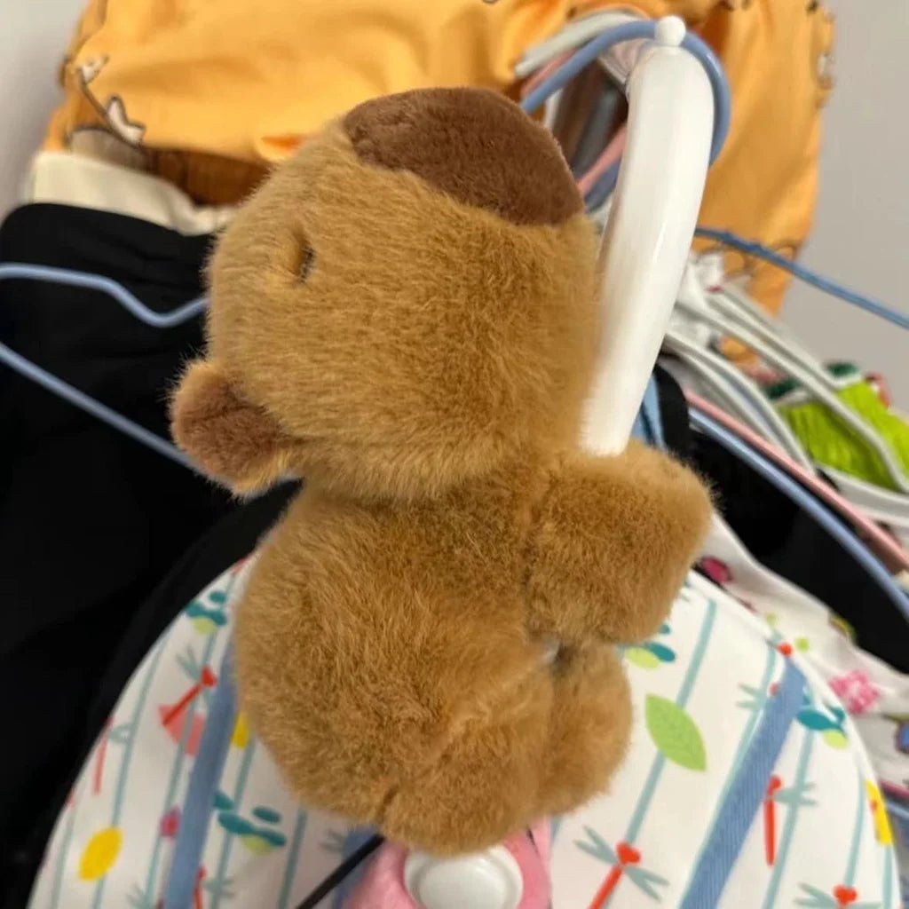 Fun Plush Capybara Keychain with Sound