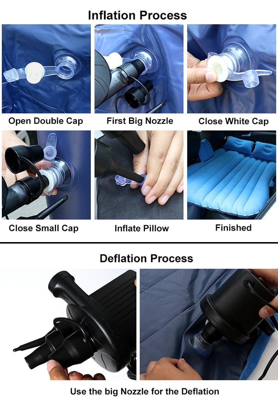 Inflatable Car Air Bed Mattress