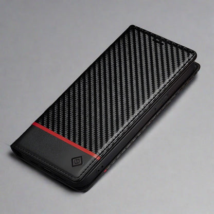 Luxury Wallet Phone Case with Card Holder and Lock