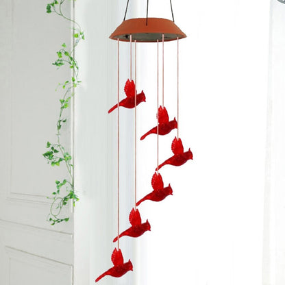Bright Outdoor Solar Wind Chime Lamp