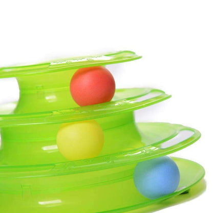 Interactive 3 Tier Cat Tower Toy