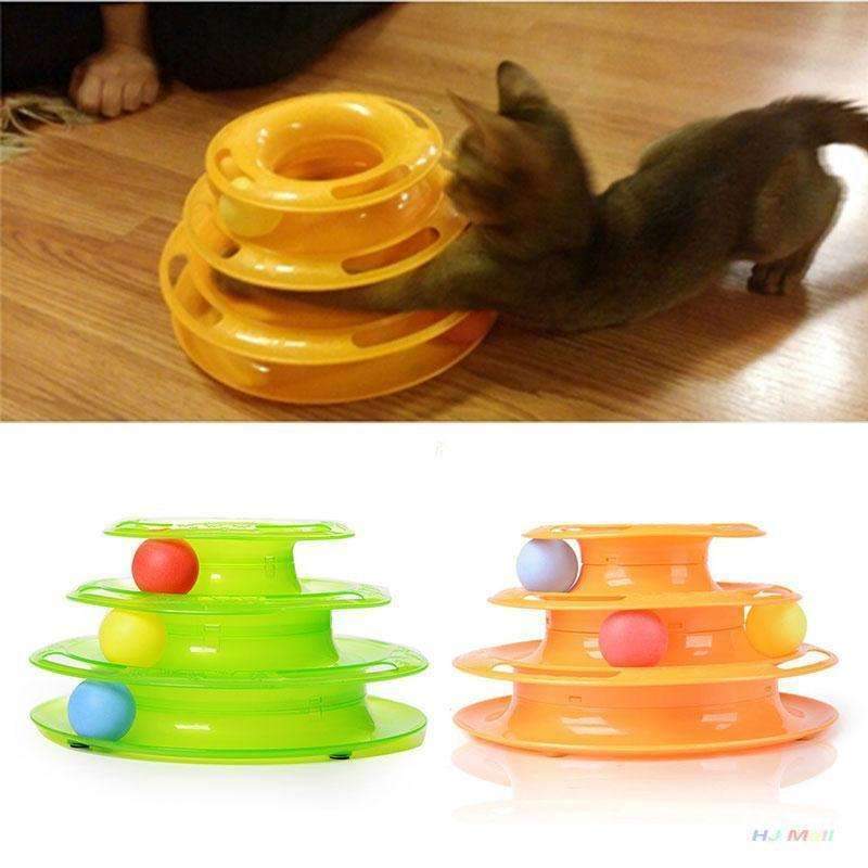 Interactive 3 Tier Cat Tower Toy