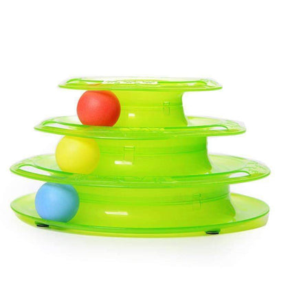 Interactive 3 Tier Cat Tower Toy - Luxicro