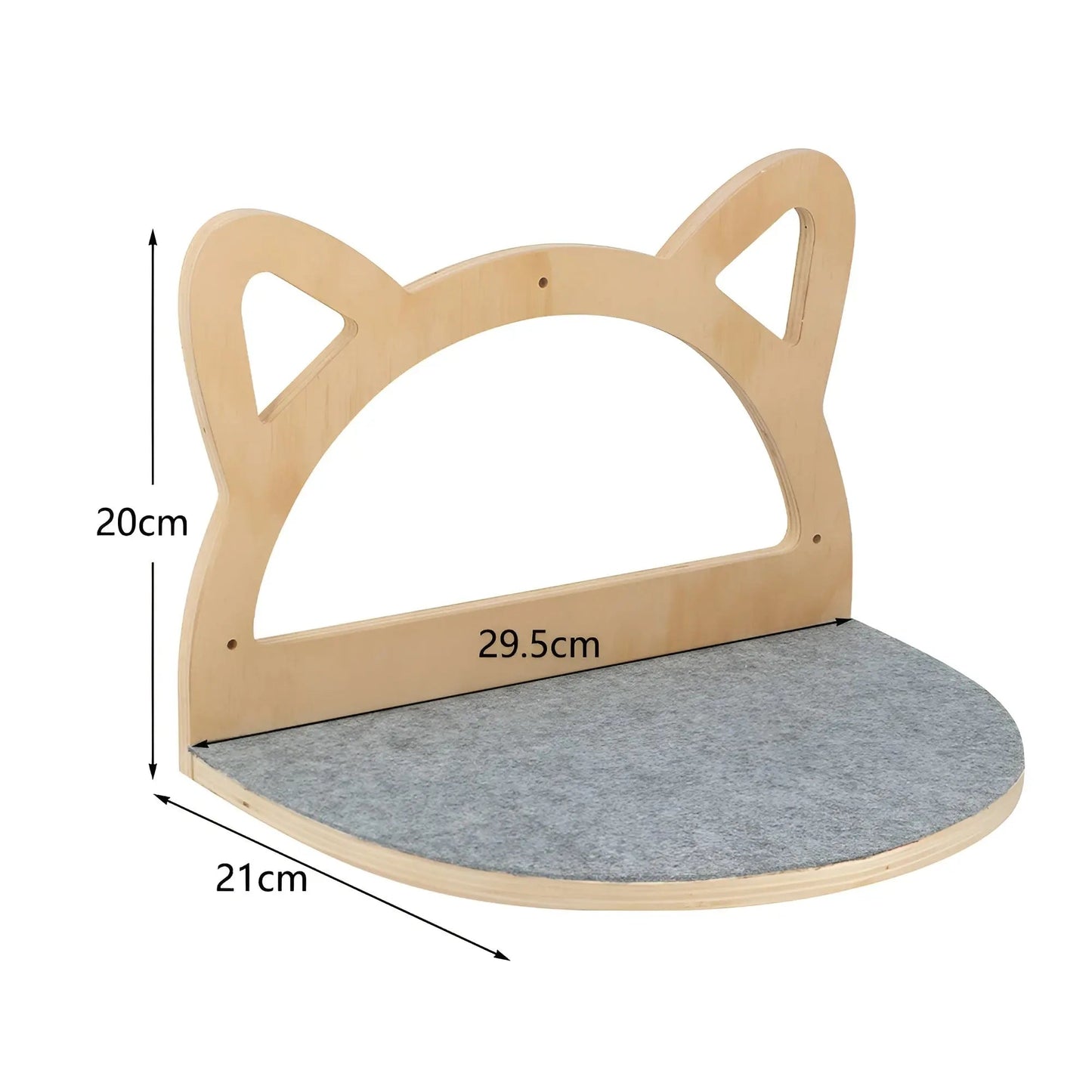 Cat Tower Shelf with Scratch Post