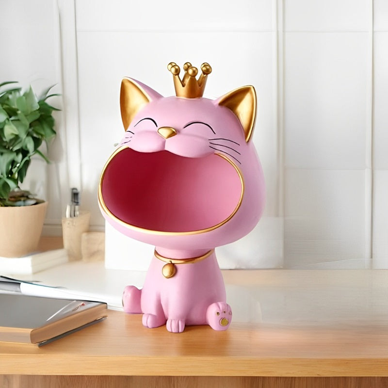 Cute Kitty Ceramic Coin Bank