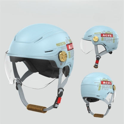 Rugged Vintage Motorbike Safety Helmet