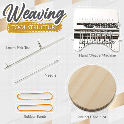 Compact Portable Weaving Loom Machine