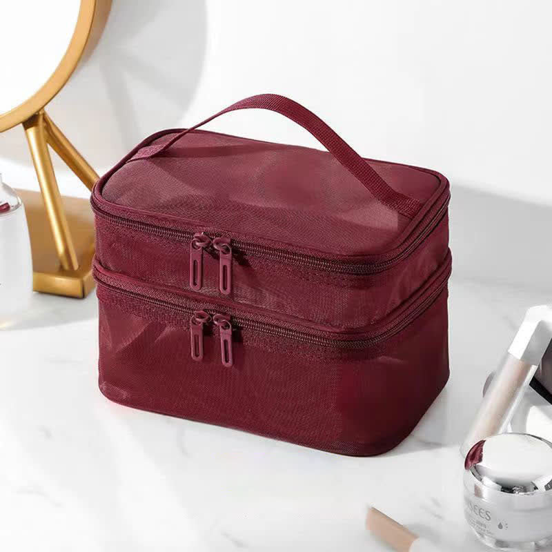 Breathable Hanging Storage Bag Bathroom Organizer