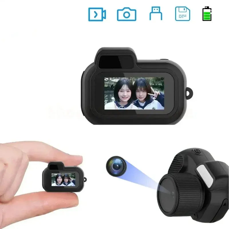 Compact Travel Video Camera 1080P HD