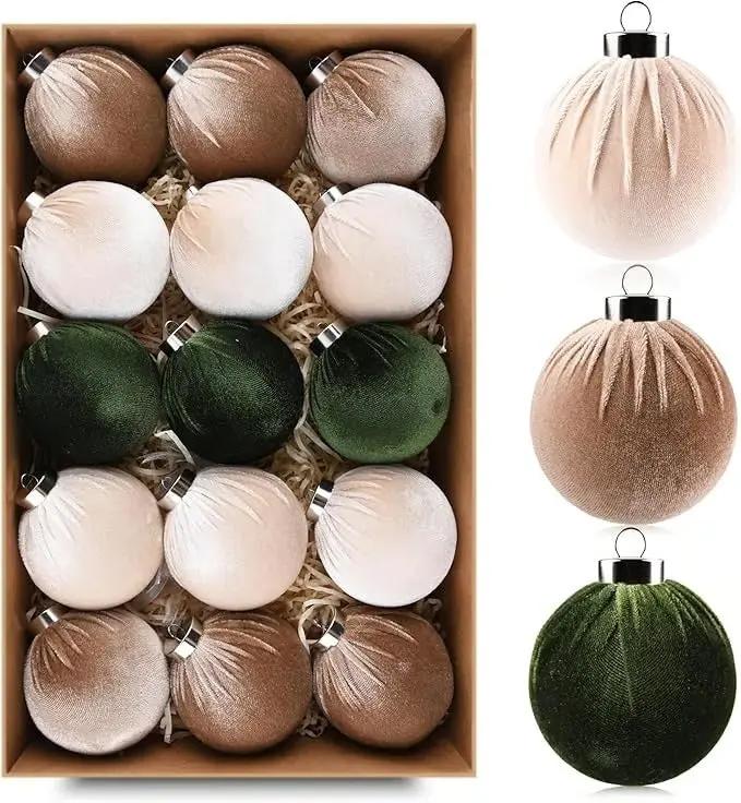Luxurious Plush Holiday Tree Decorations
