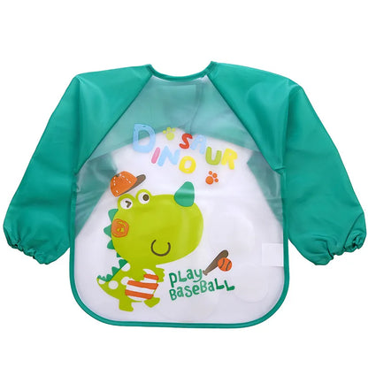 Children's Splash Proof Apron with Long Sleeves
