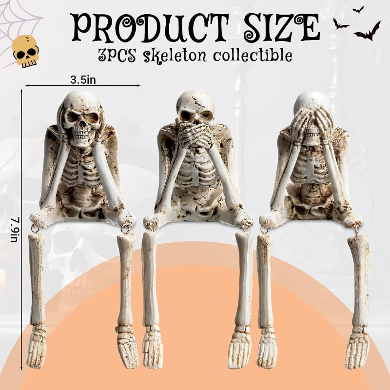 Creepy Decorative Skull Figurines