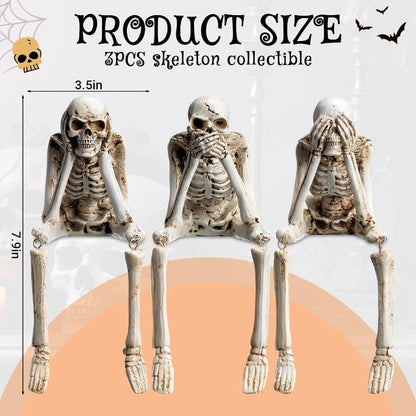 Creepy Decorative Skull Figurines