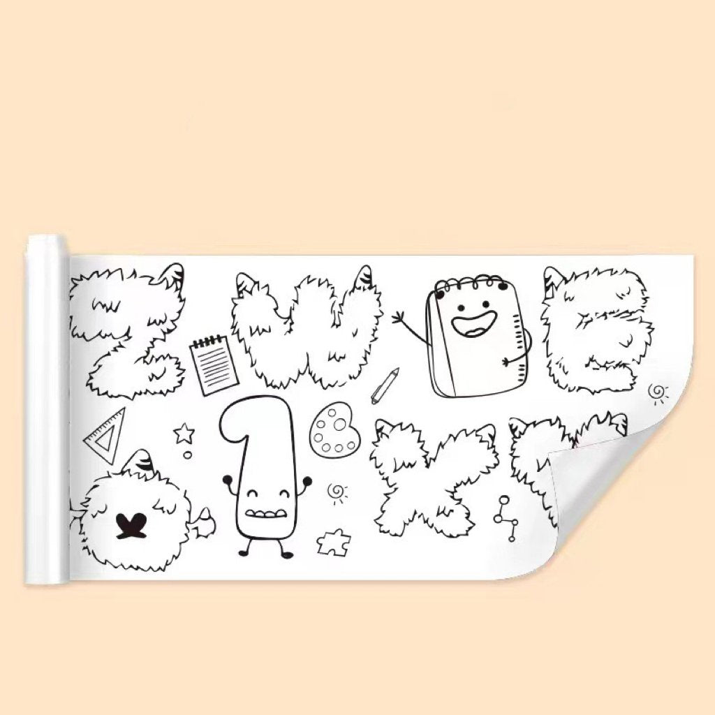 Big Creative Children's Drawing Paper Roll