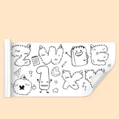Colorful Children's Craft Paper Scroll