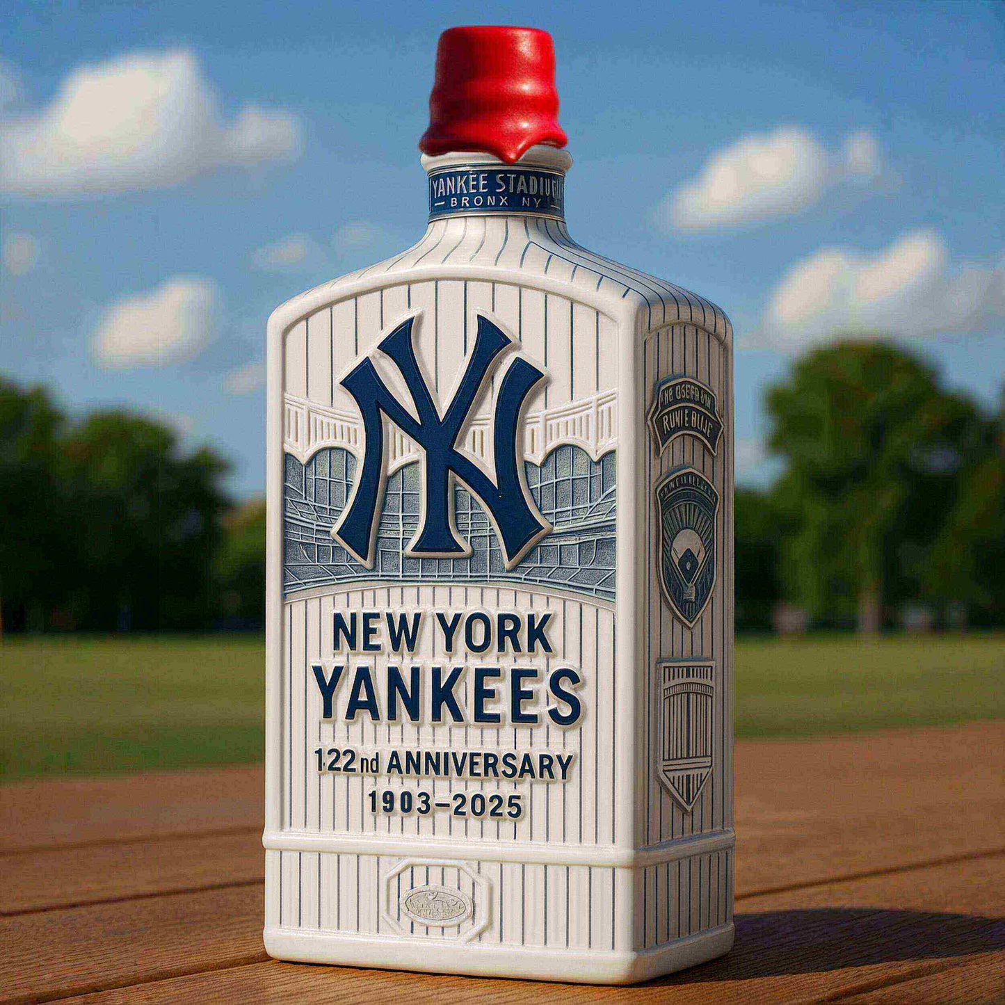 Yankees 122nd Year Limited Edition Whiskey Decanter