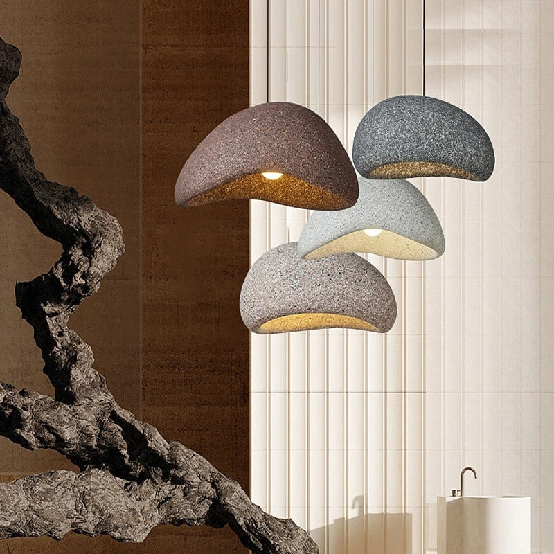 Warm Beige Glass Pendant Lamp - Luxicro