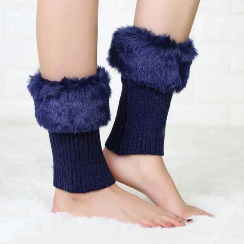 Cozy FurryLegs - Soft and Stylish Winter Leg Warmers