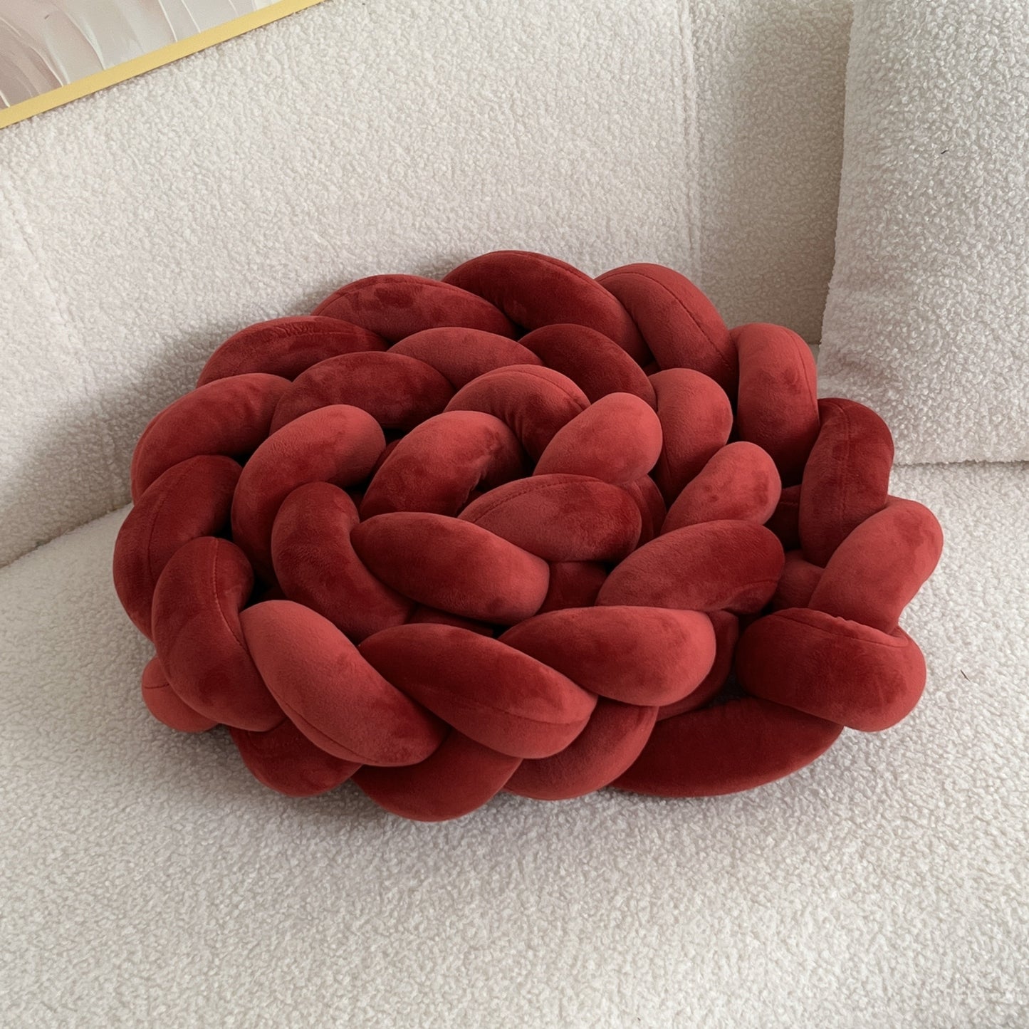 Colorful Patterned Ottoman Pillow