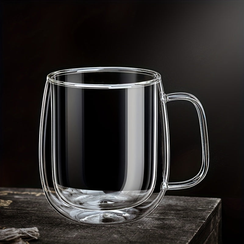Insulated Double Wall Glass Coffee Mug