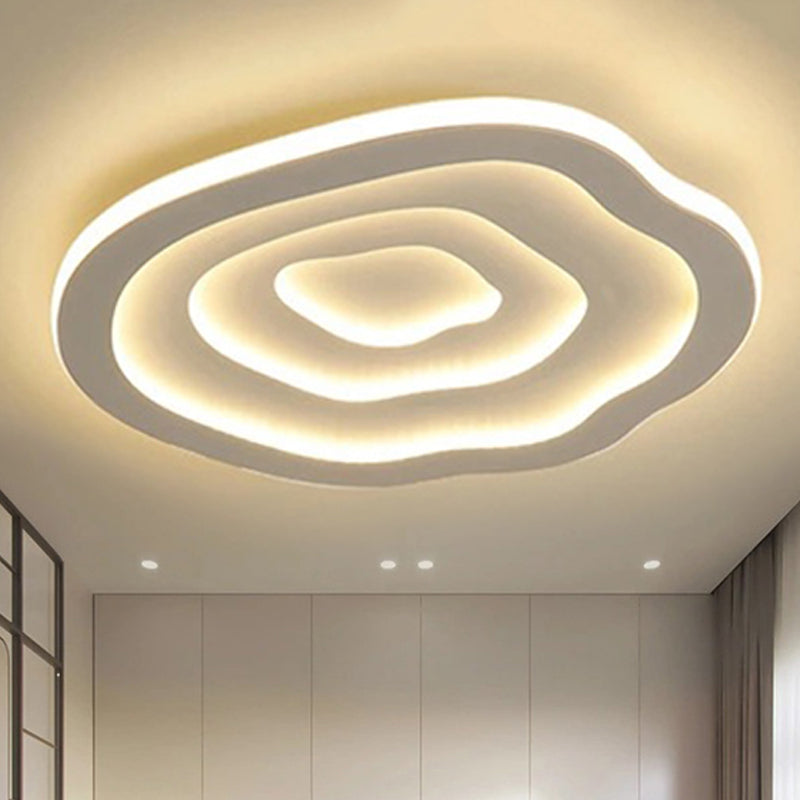 Stylish Glass Ceiling Lamp with Soft LED Lighting - Luxicro