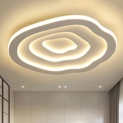 Stylish Glass Ceiling Lamp with Soft LED Lighting - Luxicro