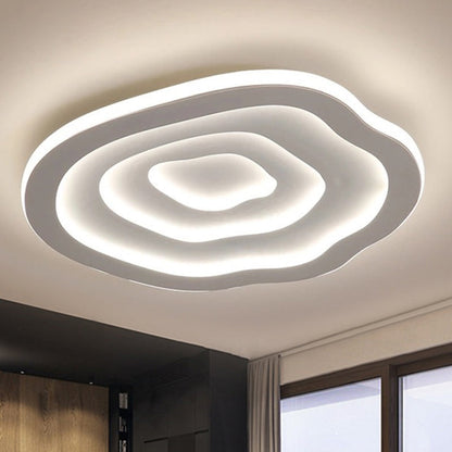 Stylish Glass Ceiling Lamp with Soft LED Lighting