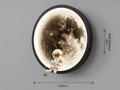 Bright Moon Glow LED Wall Light