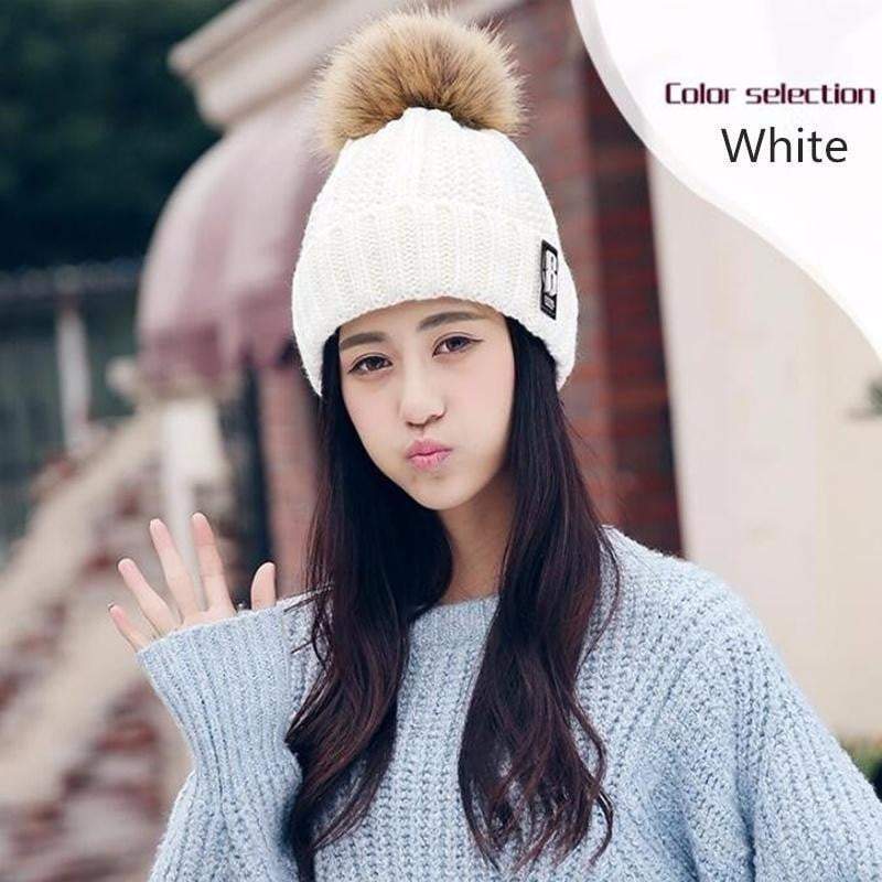 Soft Fuzzy Winter Knit Beanies