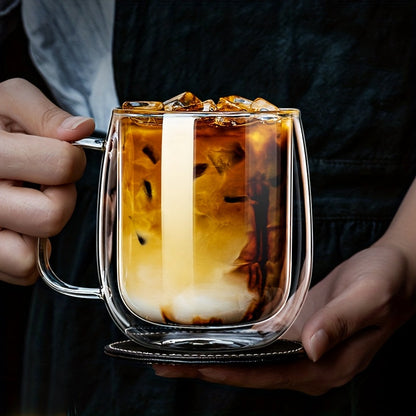 Insulated Double Wall Glass Coffee Mug