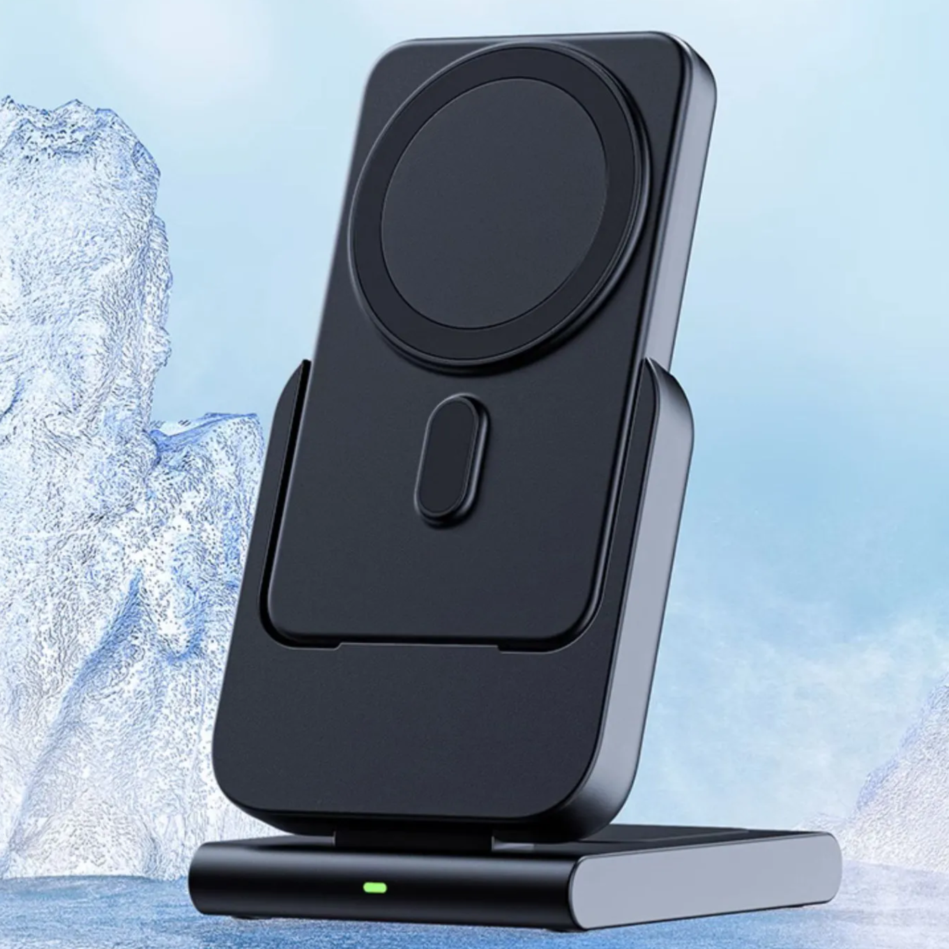 Portable 3 in 1 Fast Wireless Charger Power Bank - Luxicro