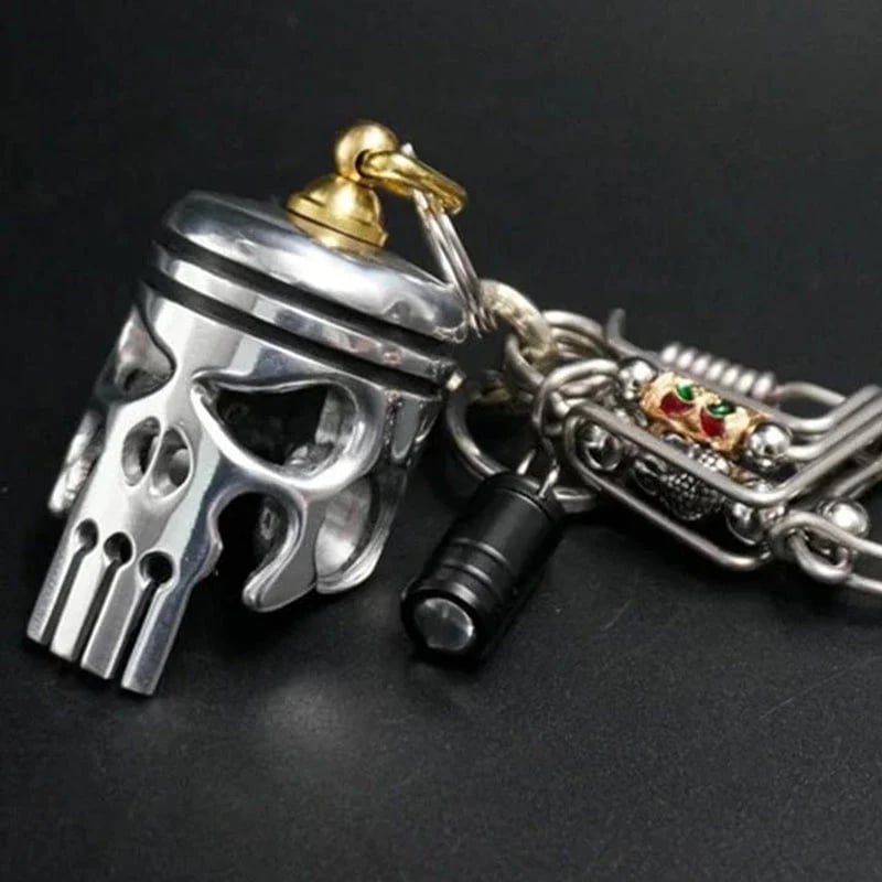 Cool 3D Skull Keychain