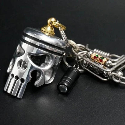 Cool 3D Skull Keychain