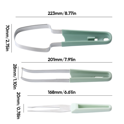 Fast 3-in-1 Melon Slicing Kitchen Tool