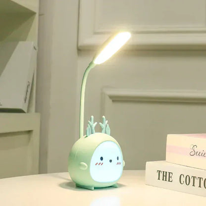Child Safe Table Lamp with USB Night Light
