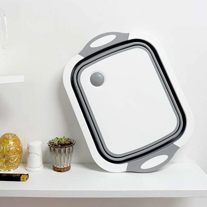 Premium Wooden Cutting Board Basket