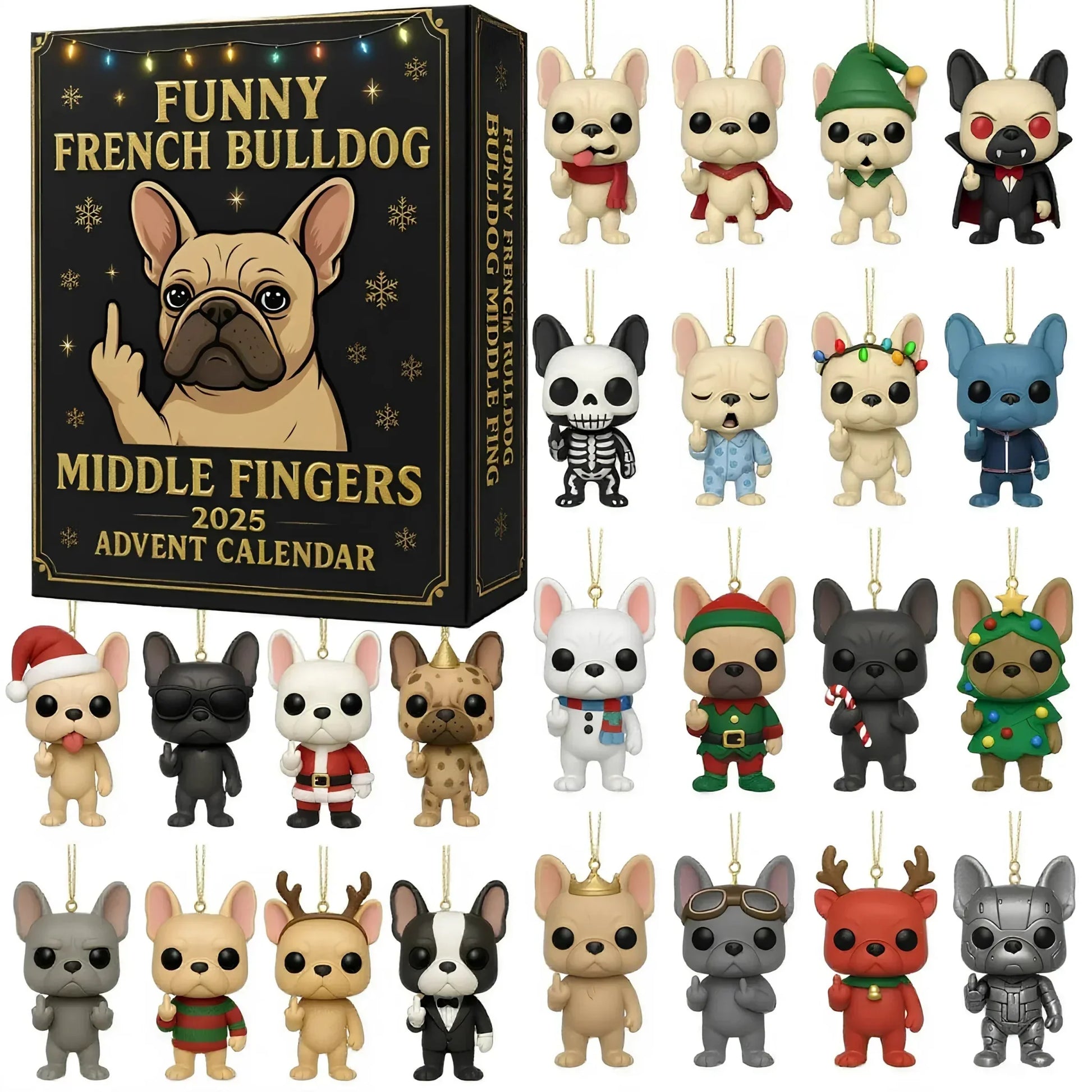 Humorous Pet Advent Calendar Gift Box - Luxicro