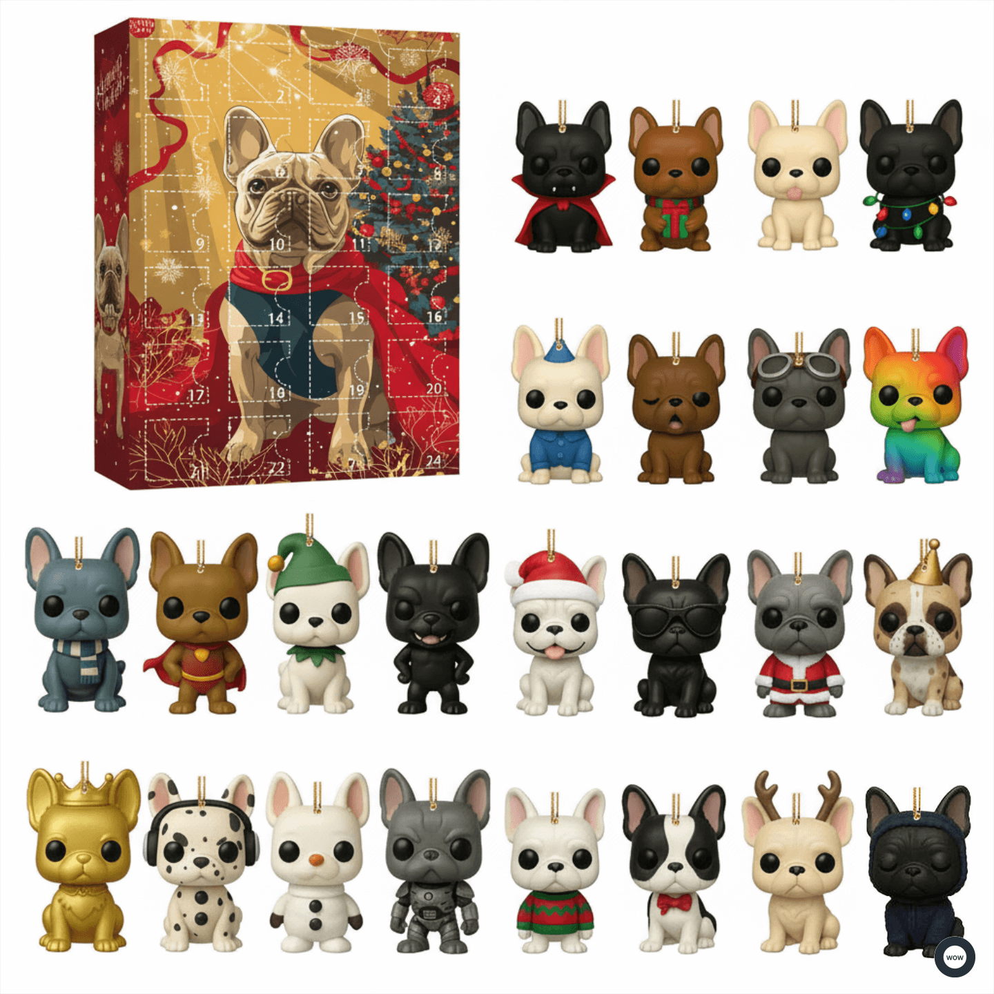 Humorous Pet Advent Calendar Gift Box
