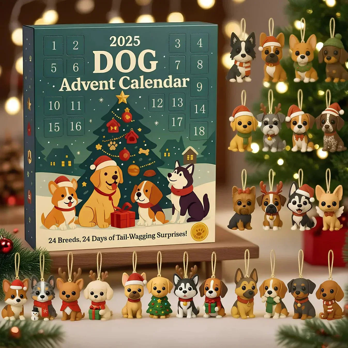 Humorous Pet Advent Calendar Gift Box