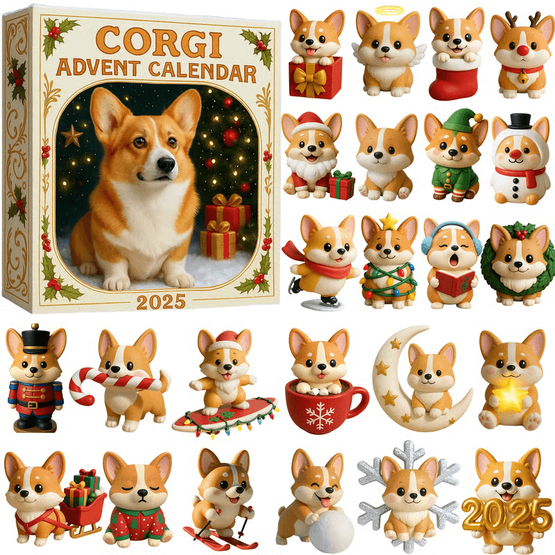 Humorous Pet Advent Calendar Gift Box