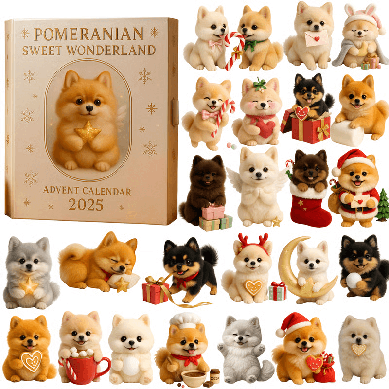 Humorous Pet Advent Calendar Gift Box