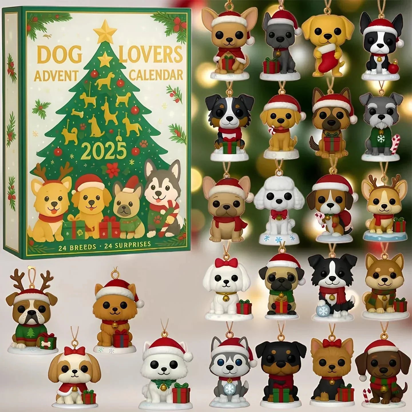 Humorous Pet Advent Calendar Gift Box
