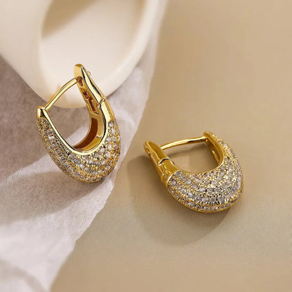 Dazzling Glittering Crystal Drop Earrings